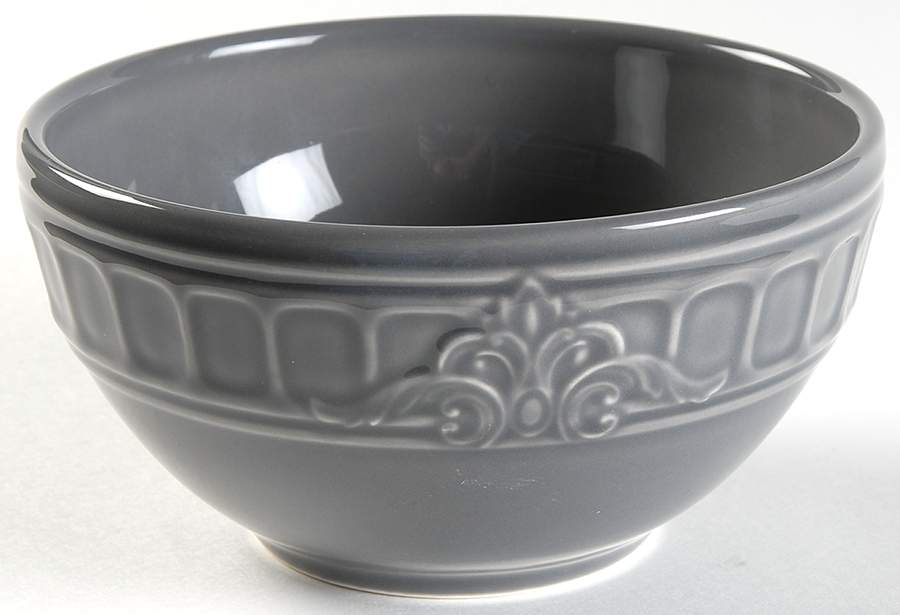 Venice Concrete Grey Coupe Cereal Bowl by Matceramica-1
