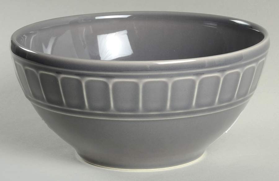 Venice Concrete Grey 7" Round Serving Bowl by Matceramica-1