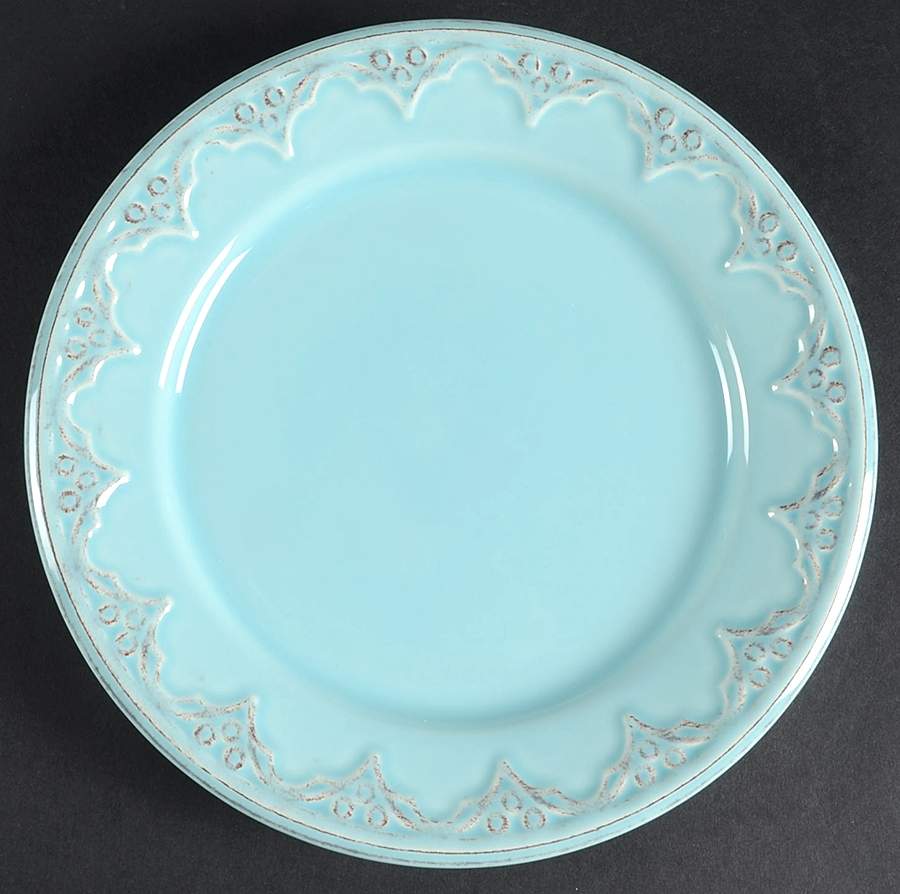 Batalha Teal Salad/Dessert Plate by Matceramica-1