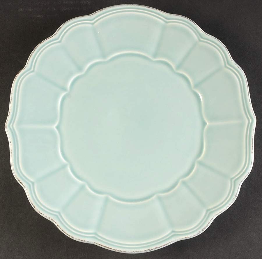 Catarina de Braganca Blue Dinner Plate by Matceramica-1