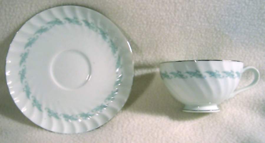 Gainford Footed Cup & Saucer Set by M Japan-1
