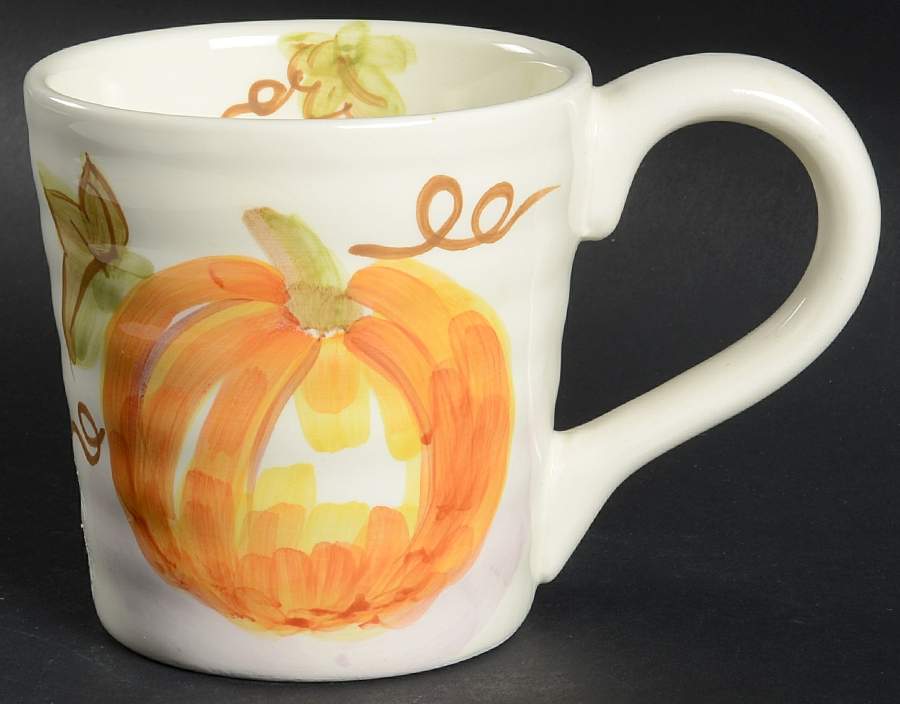 Watercolor Pumpkin Patch Mug by Maxcera Corp-1
