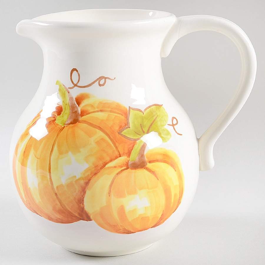 Watercolor Pumpkin Patch 88 Oz Pitcher by Maxcera Corp-1