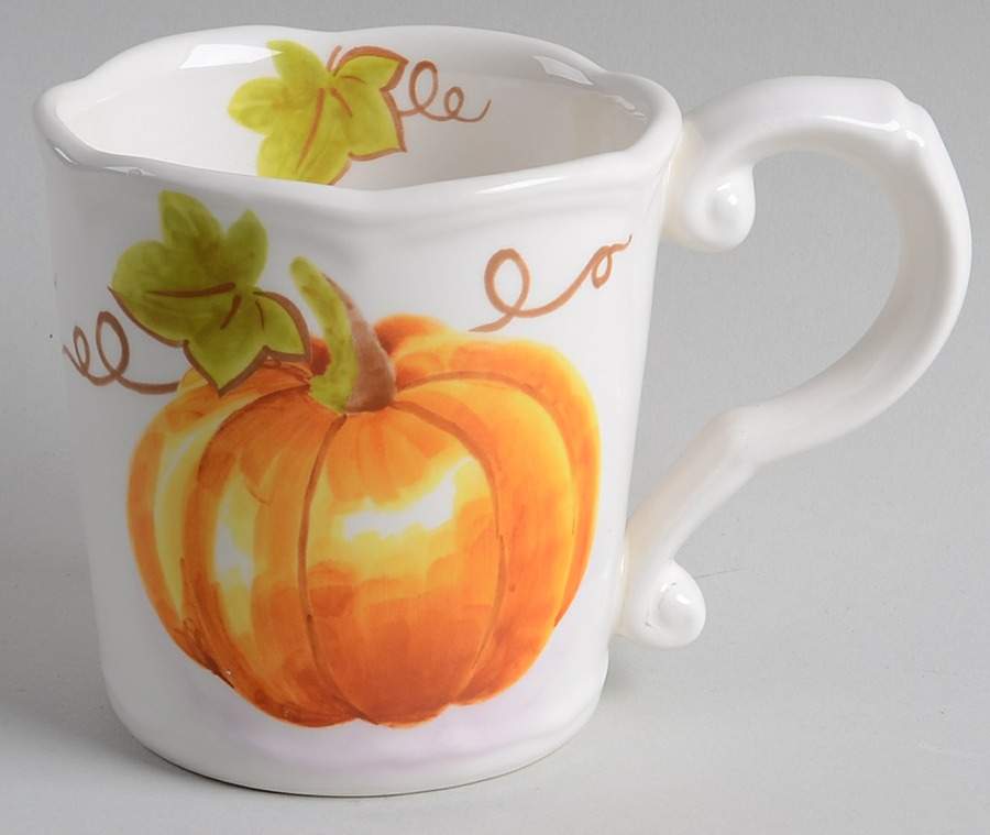Watercolor Pumpkin Patch Mug by Maxcera Corp-1