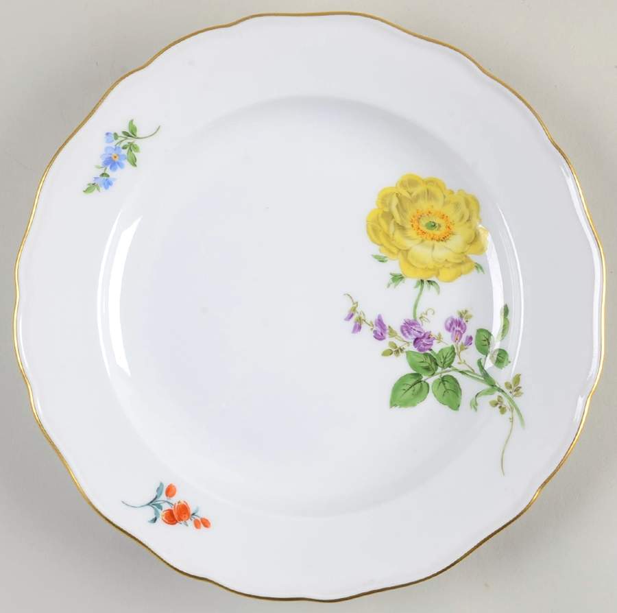 42a Dinner Plate by Meissen (Germany)-1