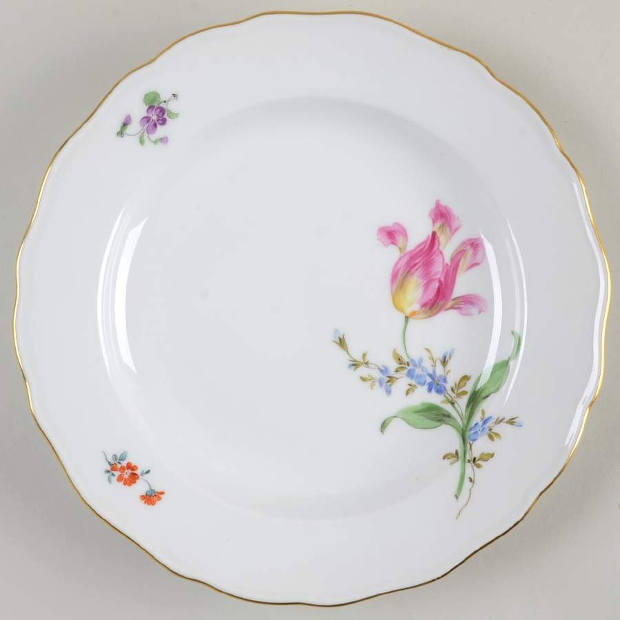 42a Dinner Plate by Meissen (Germany)-1