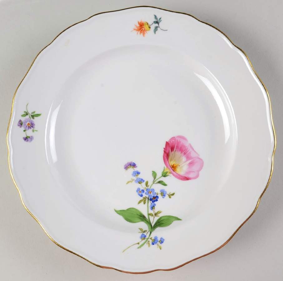 42a Dinner Plate by Meissen (Germany)-1
