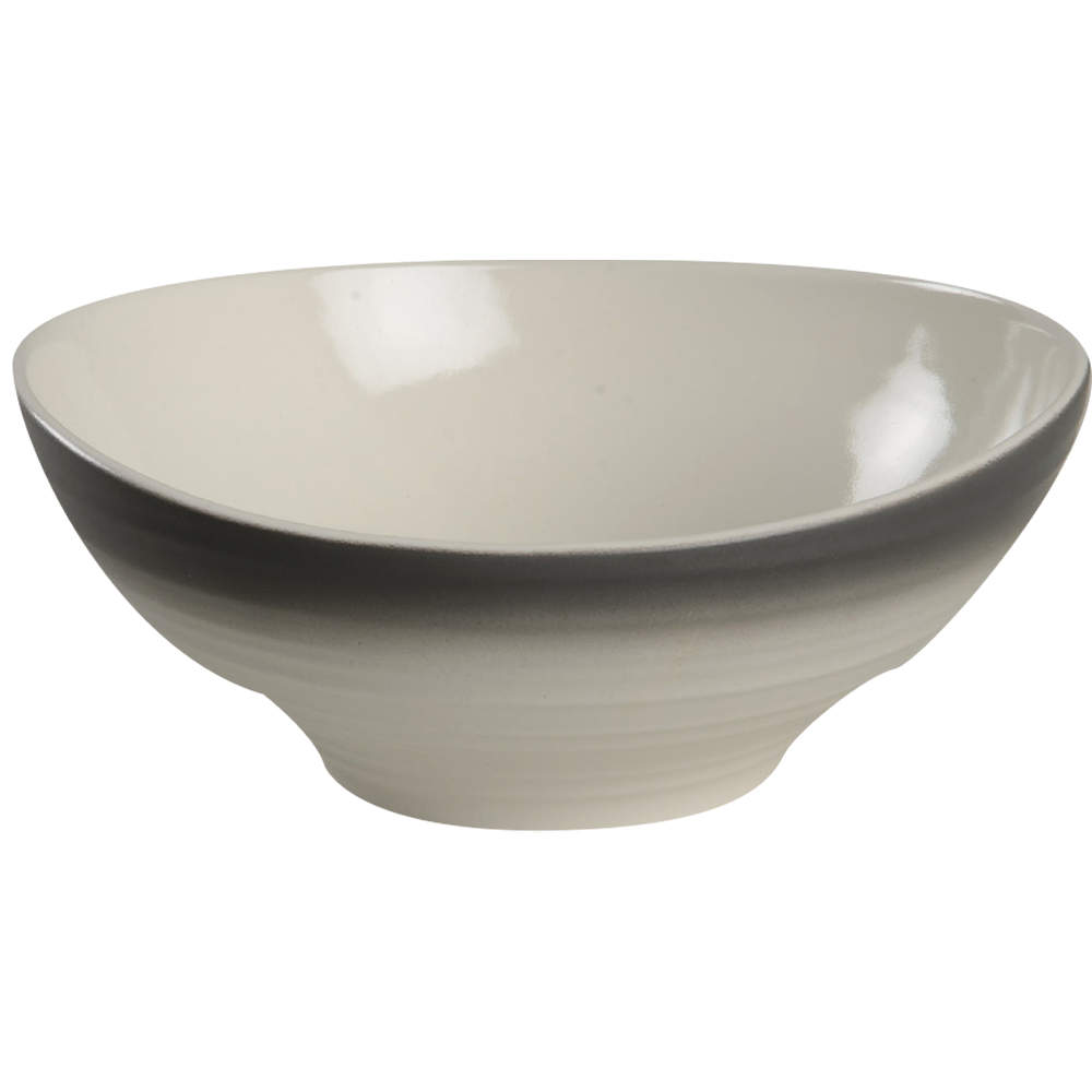 Swirl Ombre Graphite Soup/Cereal Bowl by Mikasa-1