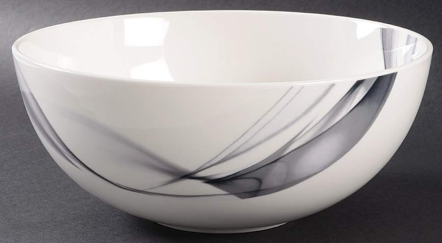 Kya Smoke 9" Round Vegetable Bowl by Mikasa-1