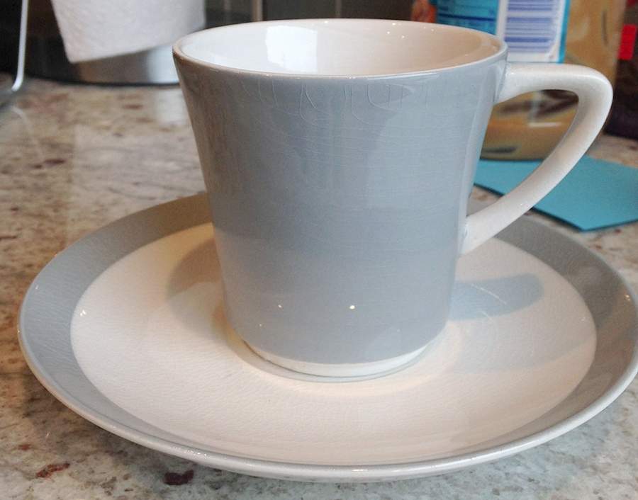 Eloquence Flat Cup & Saucer Set by Mikasa-1