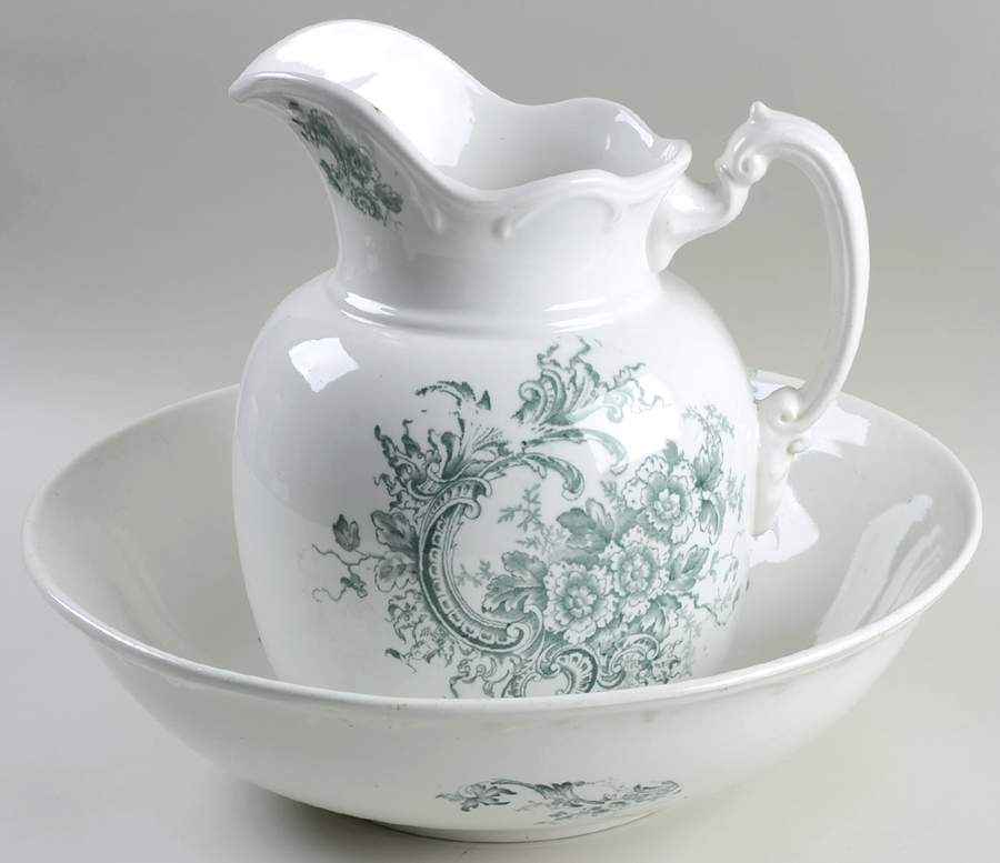 MAD264 Large Pitcher & Bowl Set by John Maddock & Sons-1
