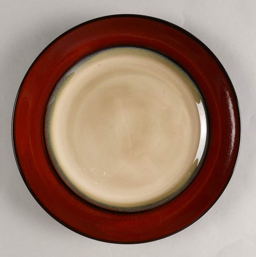 Ava Red Salad Plate by Mikasa-1