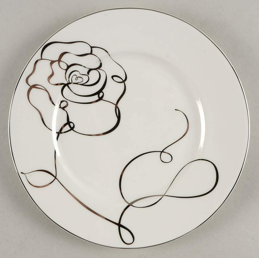 Love Story Rose Salad Plate by Mikasa-1