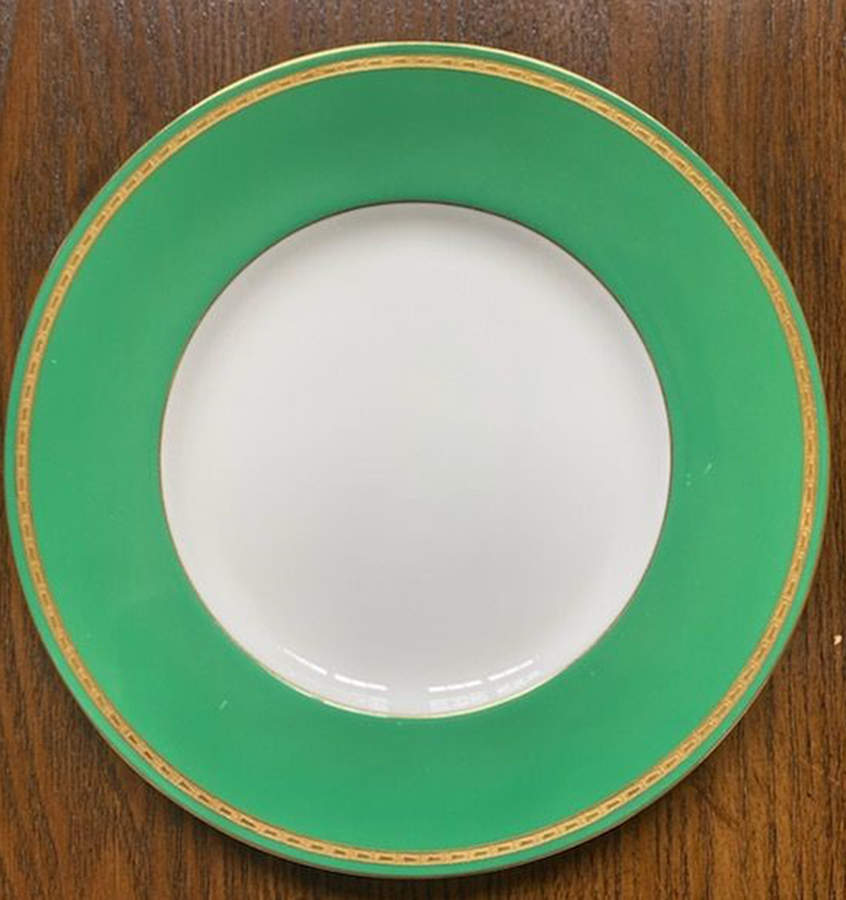 K124 Green Luncheon Plate by Minton-1