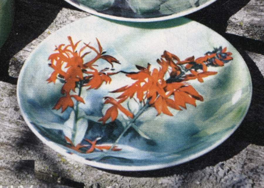 Floral Salad Plate by Monticello-1