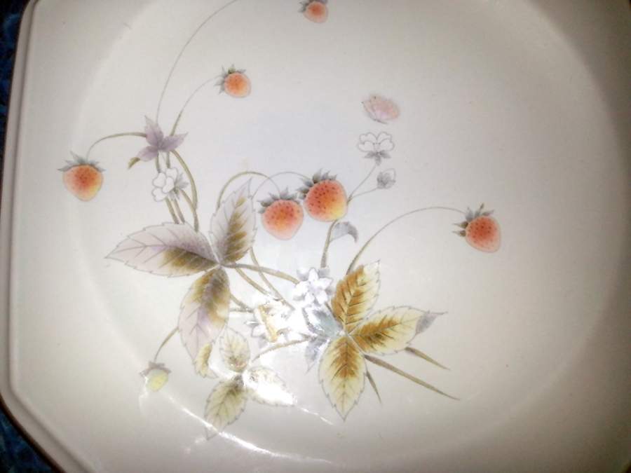 Wild Strawberries Dinner Plate by Mikasa-1