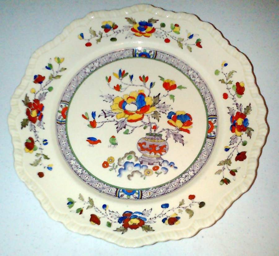 Chinese Peony Service Plate (Charger) by Mason's-1