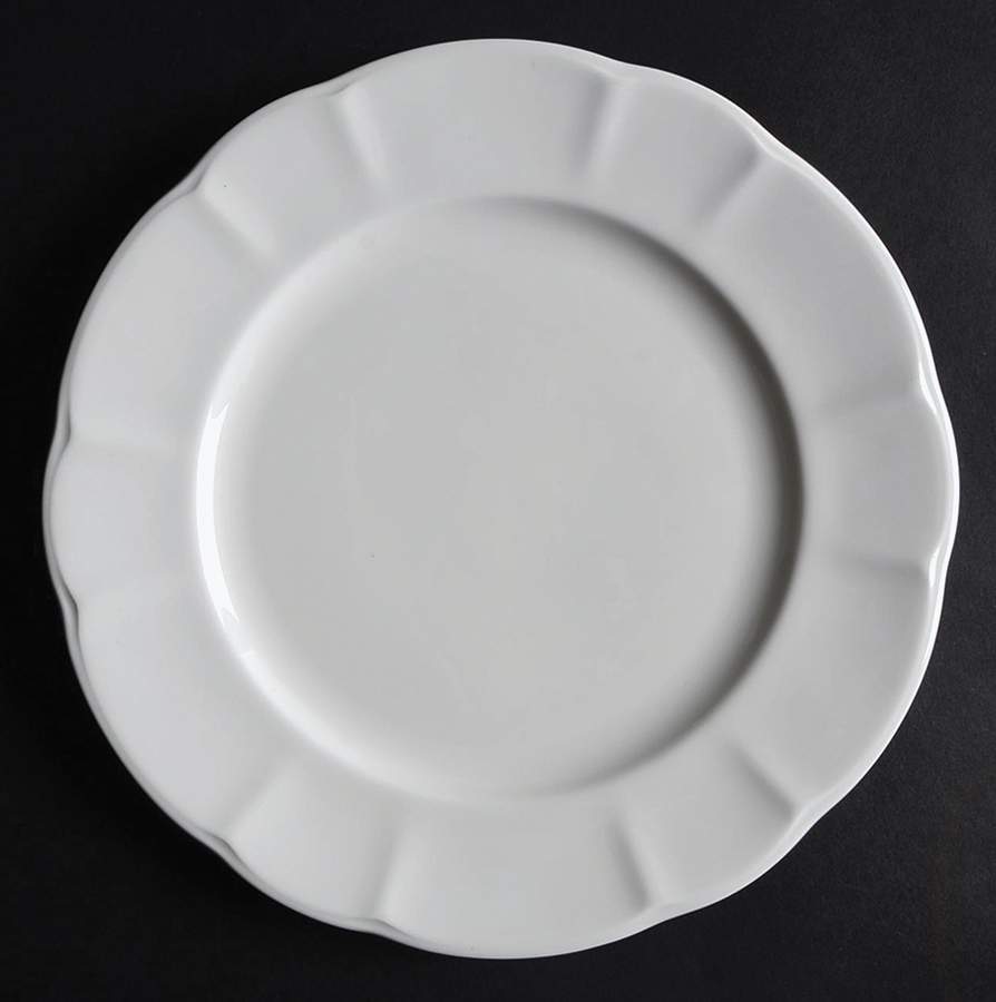 Adelaide (All White) Salad Plate by Mikasa-1