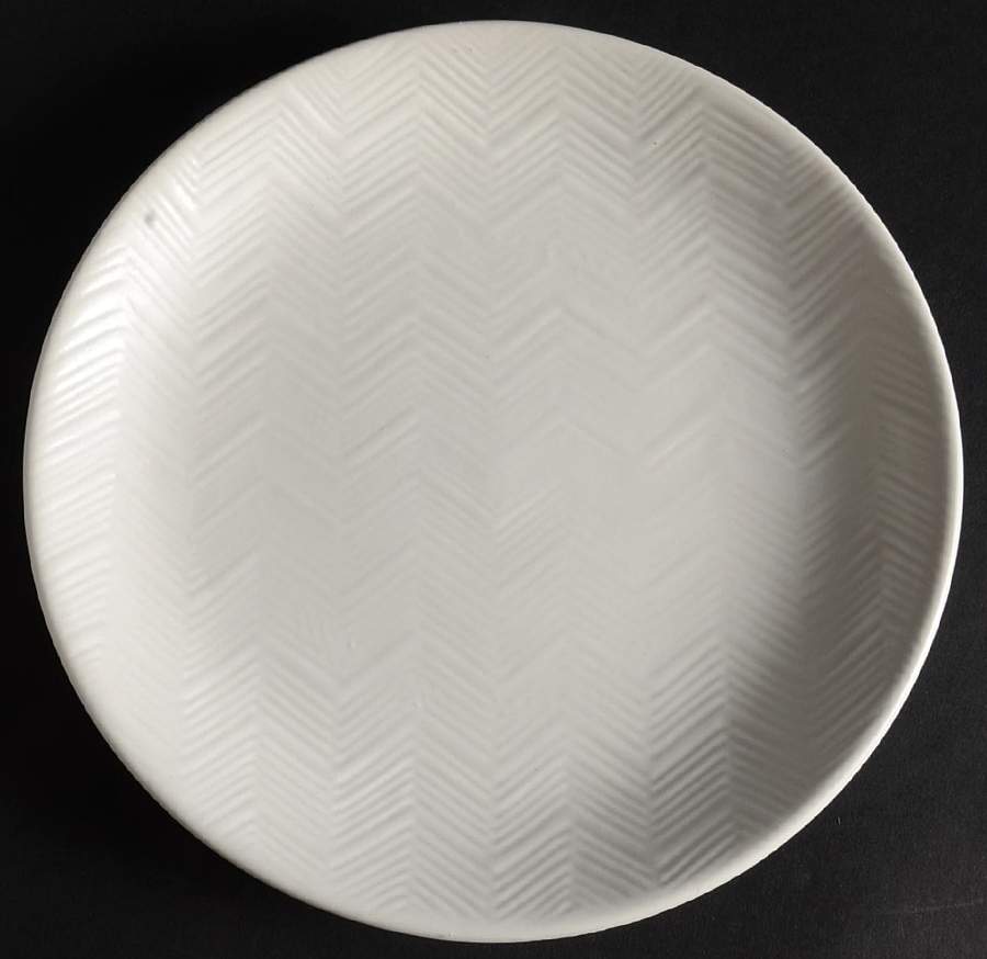 Ridgewood White Salad Plate by Mikasa-1
