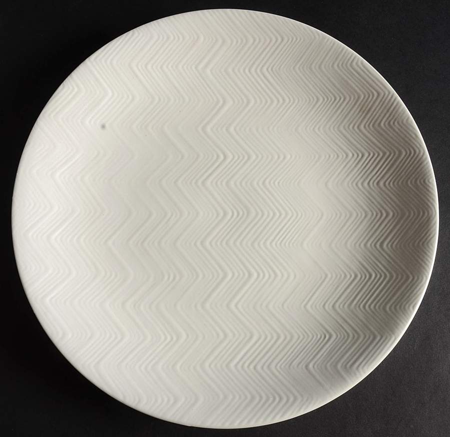 Ridgewood White Dinner Plate by Mikasa-1