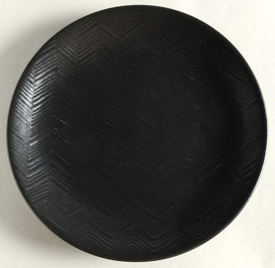 Ridgewood Black Salad Plate by Mikasa-1