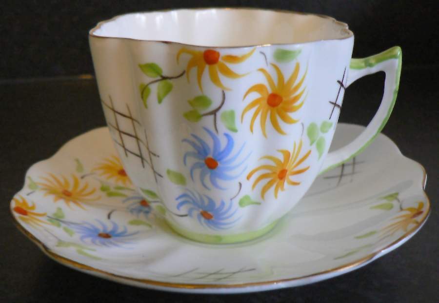4928 Flat Cup & Saucer Set by Melba-1