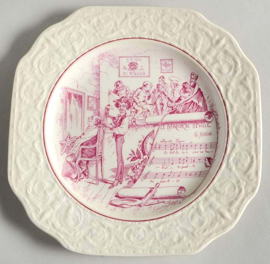 Metropolitan Opera Salad Plate by Mottahedeh-1
