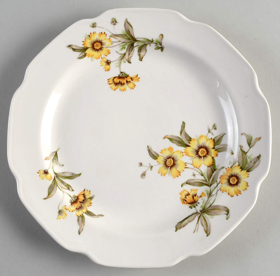 Indian Blanket Luncheon Plate by Mount Clemens-1