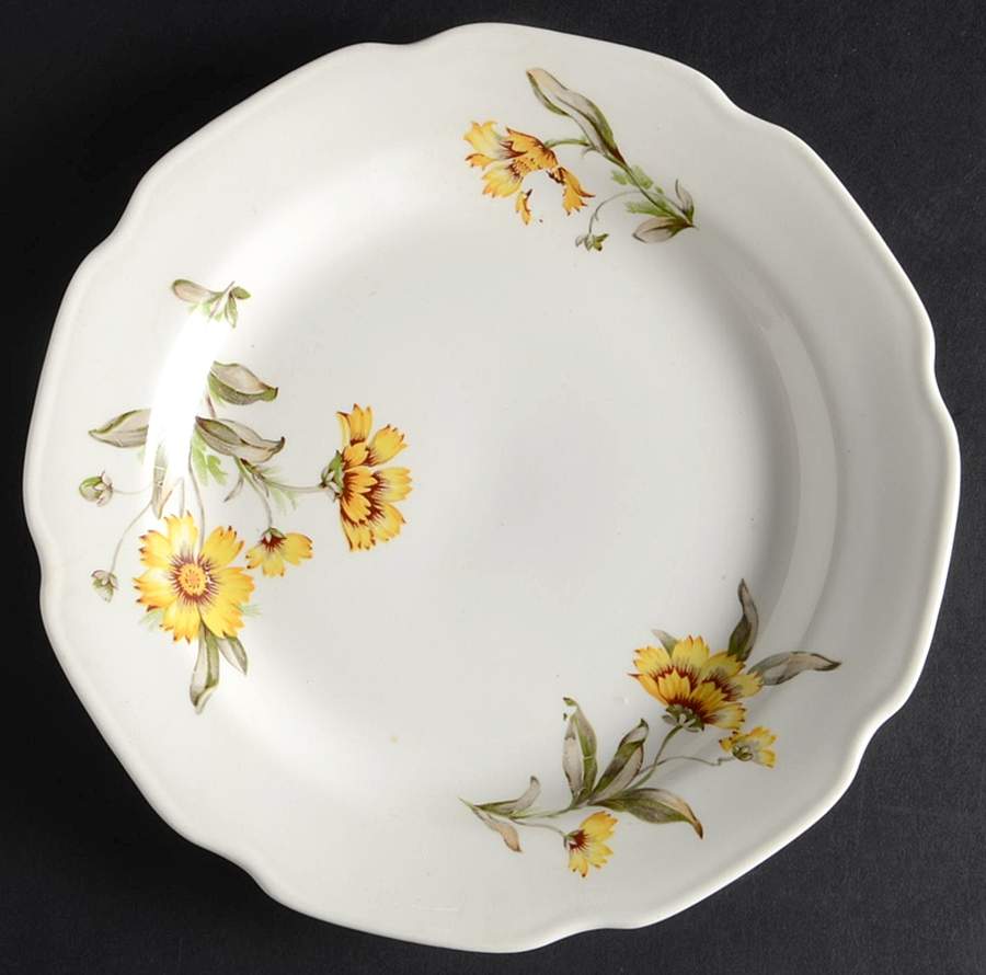 Indian Blanket Salad Plate by Mount Clemens-1