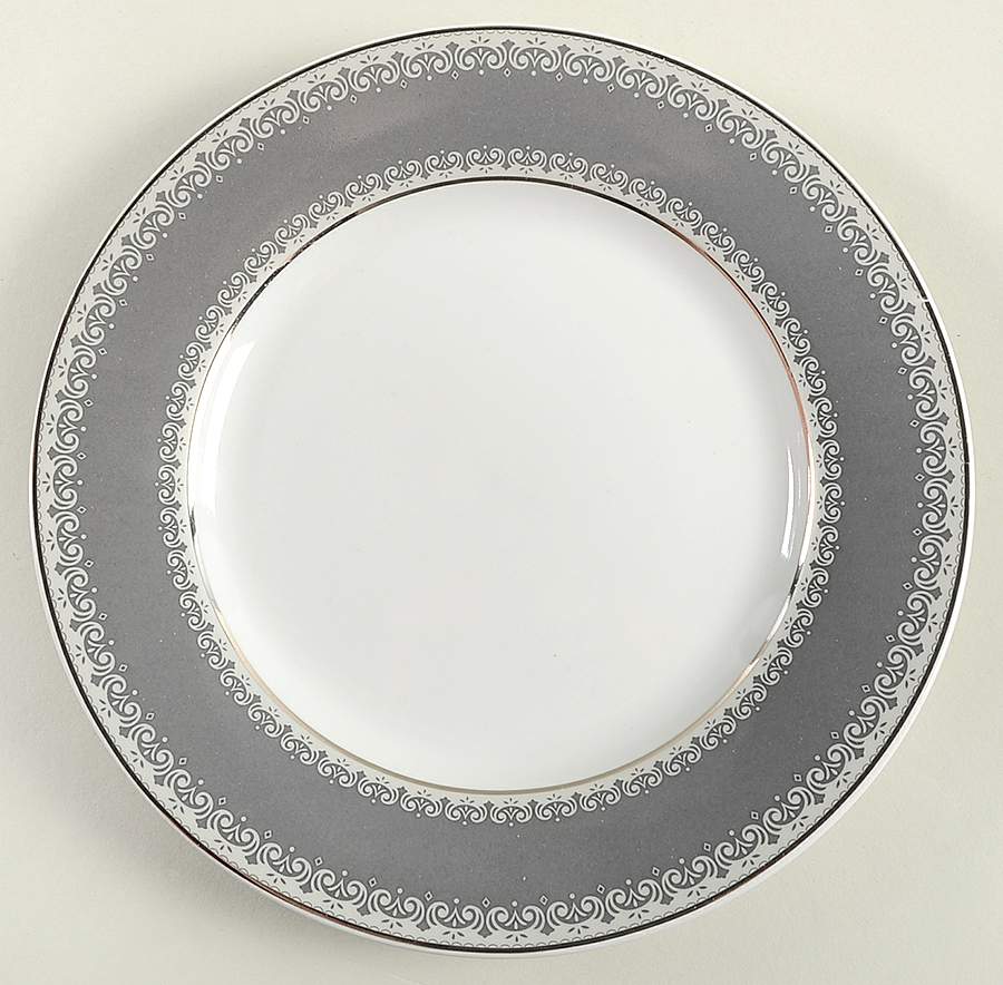 Platinum Crown Slate Salad Plate by Mikasa-1