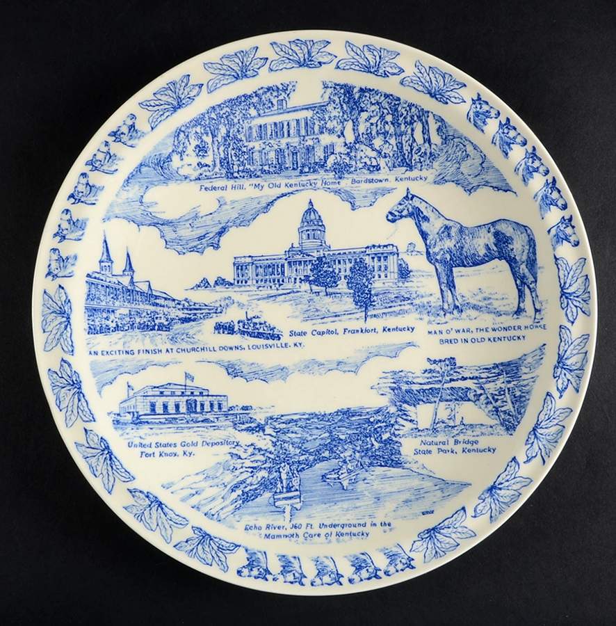 Kentucky Dinner Plate by Metlox - Poppytrail - Vernon-1