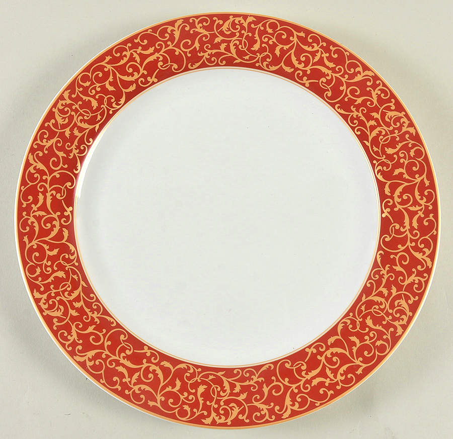 Parchment Rouge 12" Chop Plate (Round Platter) by Mikasa-1