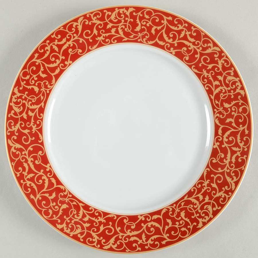Parchment Rouge Dinner Plate by Mikasa-1