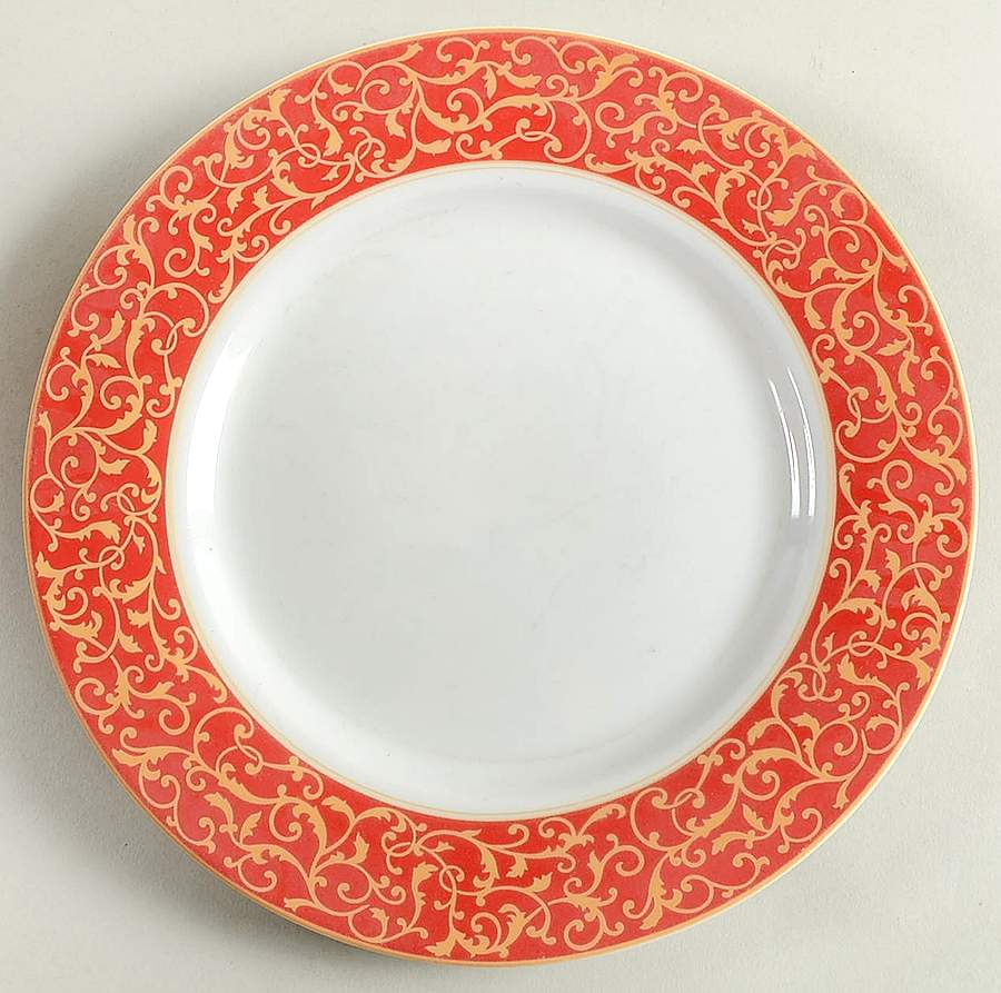 Parchment Rouge Salad Plate by Mikasa-1