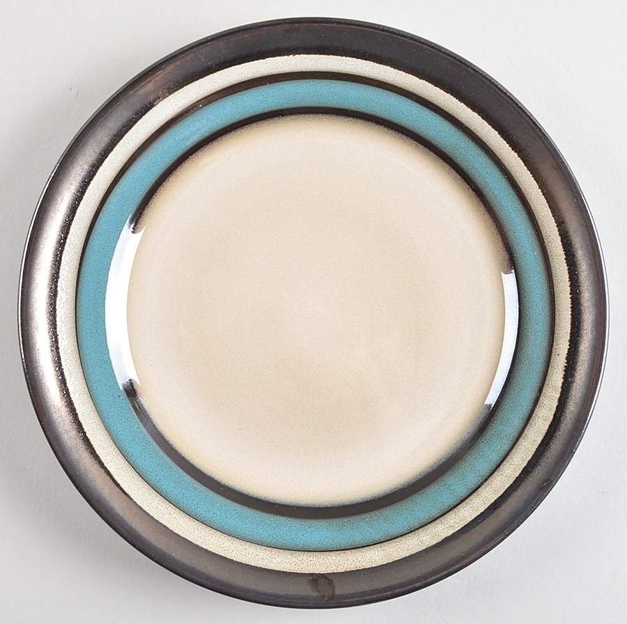 Spector Teal Blue Salad Plate by Mikasa-1