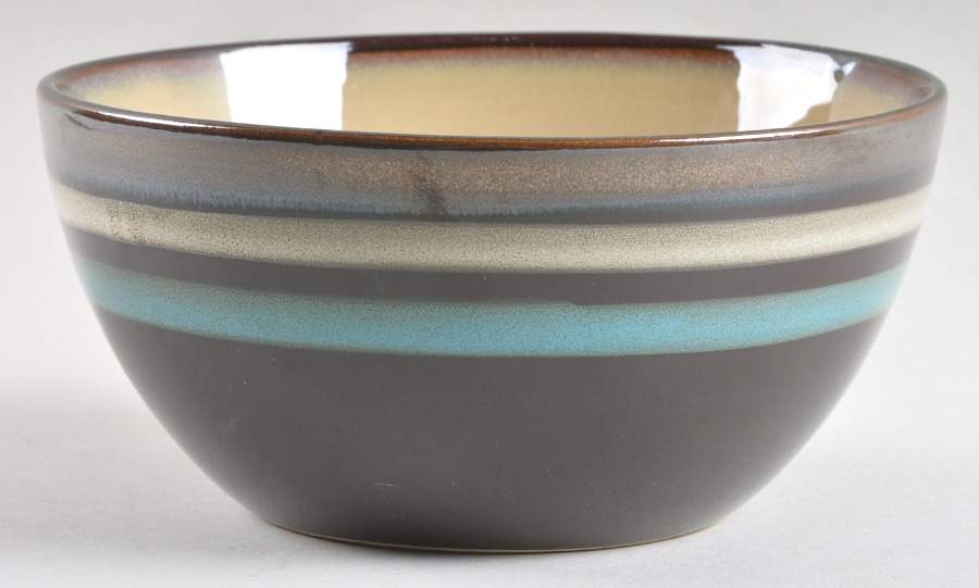Spector Teal Blue Soup/Cereal Bowl by Mikasa-1