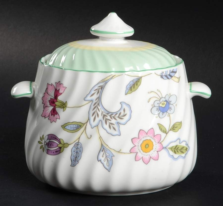 Haddon Grove Sugar Bowl & Lid by Minton-1