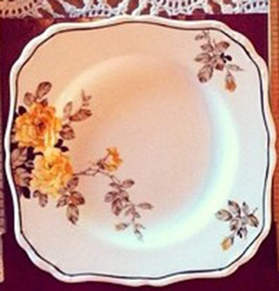 Rosebery Square Salad Plate by J & G Meakin-1