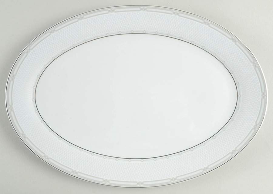 Merrick 14" Oval Serving Platter by Mikasa-1
