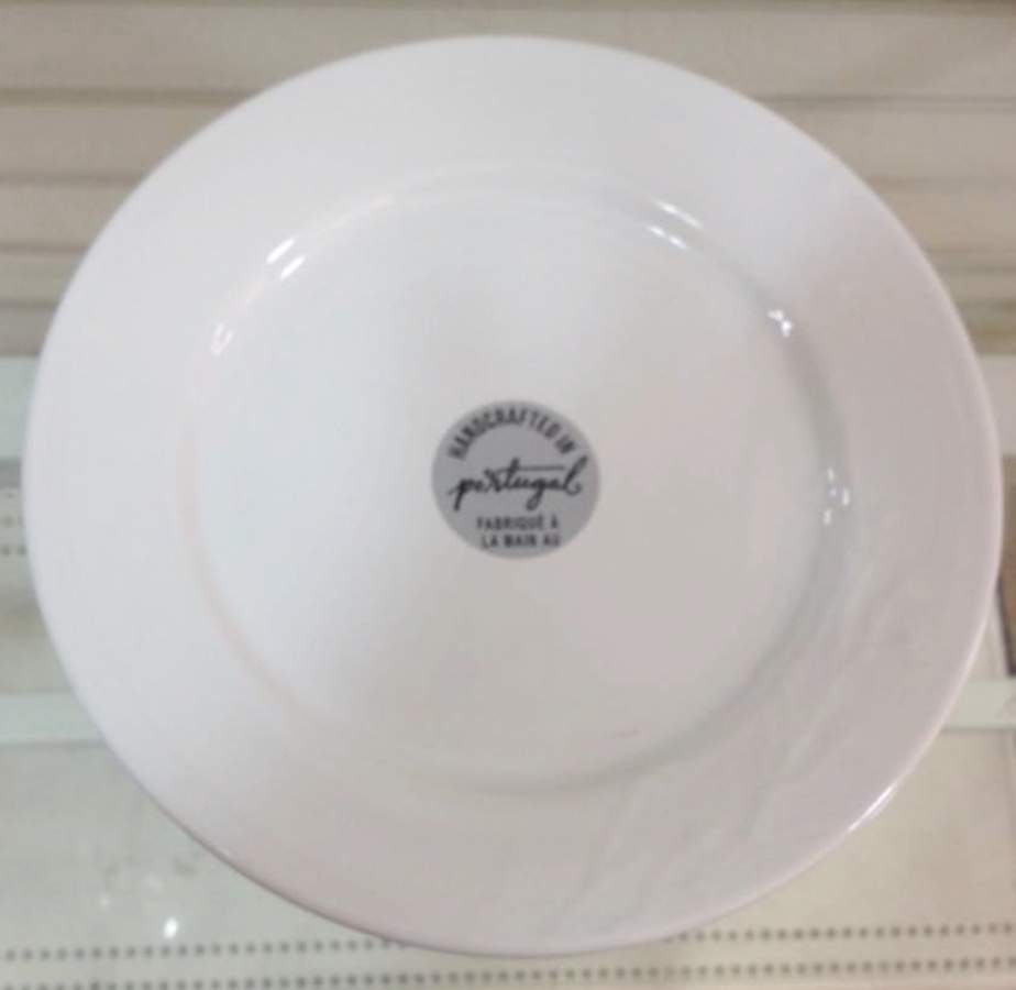 Springtime Ivory Salad/Dessert Plate by Matceramica-1