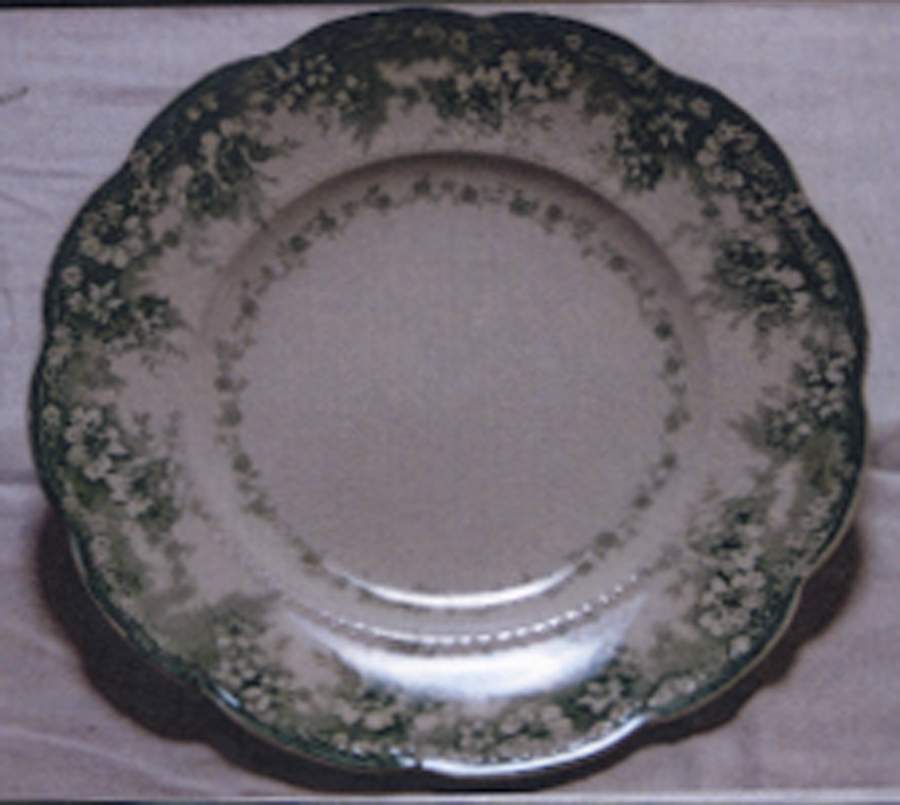 Springfield Green Dinner Plate by Alfred Meakin-1