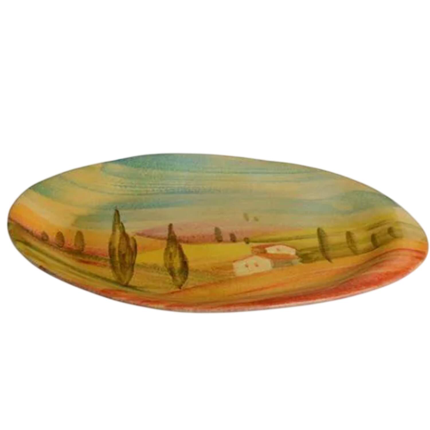 Sogno Toscano 18" Oval Serving Platter by Modigliani-1