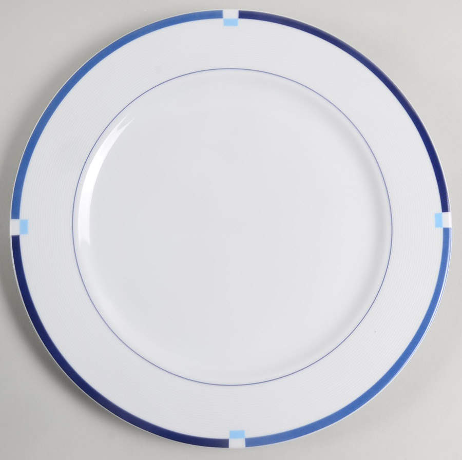Jet Set Blue Dinner Plate by Mikasa-1