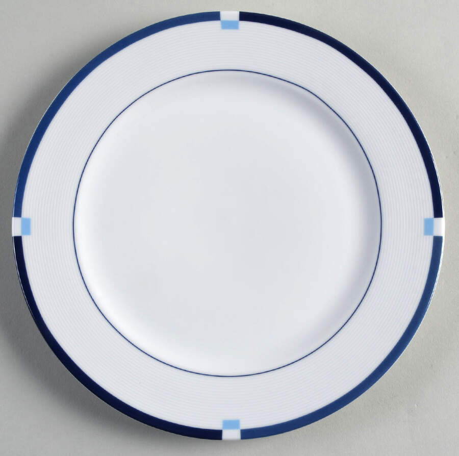 Jet Set Blue Salad Plate by Mikasa-1