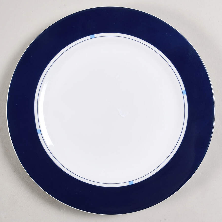 Jet Set Blue Accent Salad Plate by Mikasa-1