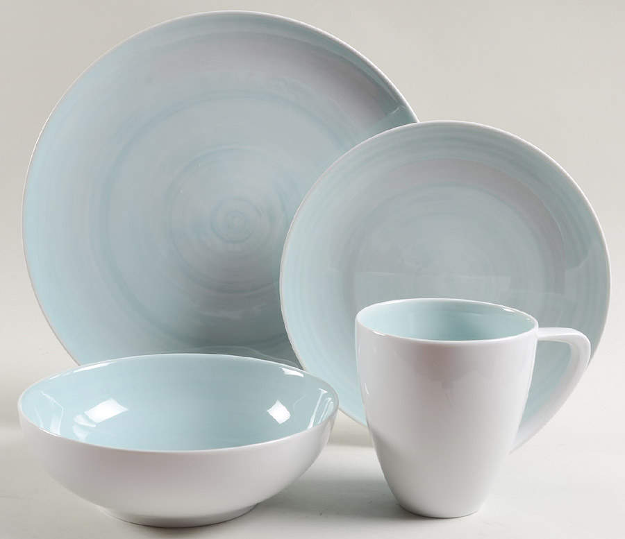 Savona Teal 4 Piece Place Setting by Mikasa-1