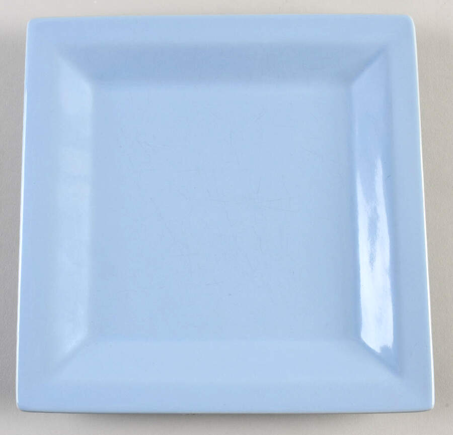 Harlow Shaker Blue Square Salad Plate by Martha Stewart-1