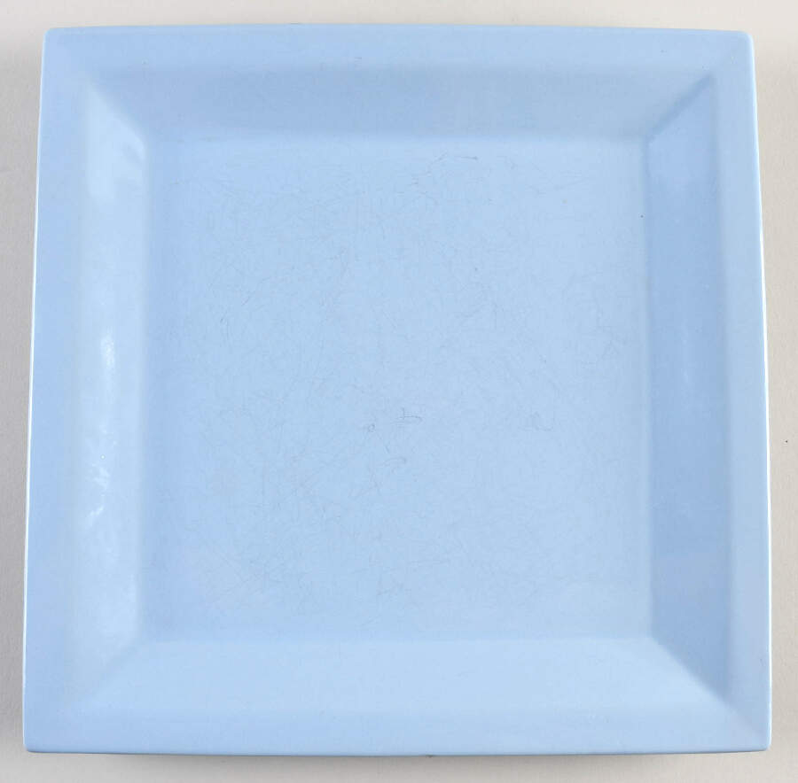 Harlow Shaker Blue Square Dinner Plate by Martha Stewart-1