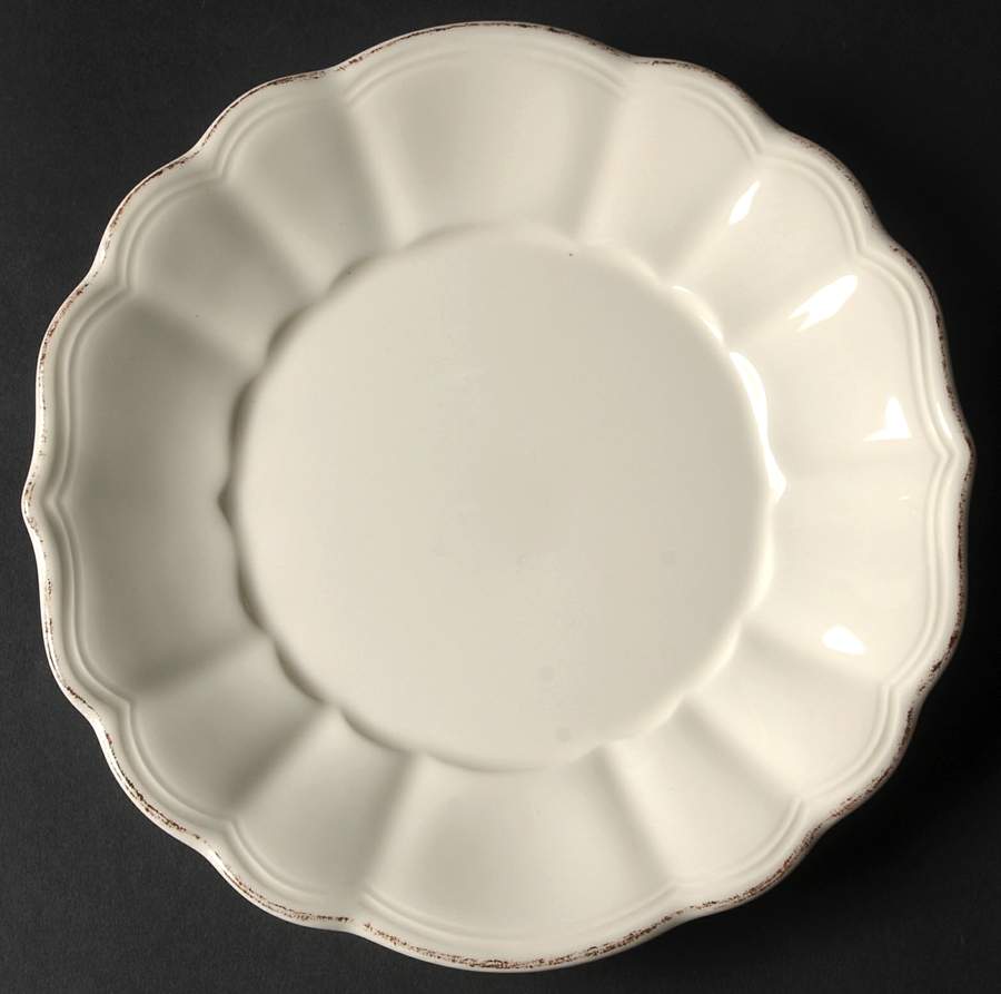 Catarina de Braganca White Salad/Dessert Plate by Matceramica-1