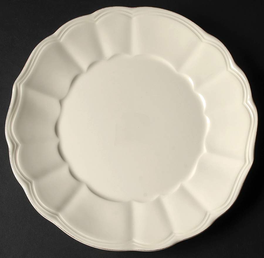 Catarina de Braganca White Dinner Plate by Matceramica-1